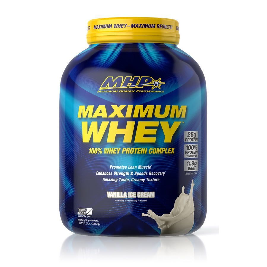 MHP MAXIMUM WHEY VANILLA ICE CREAM 5LB