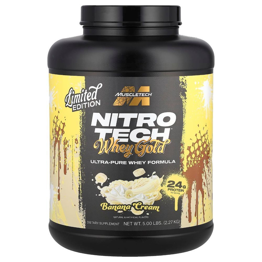 MT NITRO TECH 100% WHEY GOLD BANANA CREAM 5LBS
