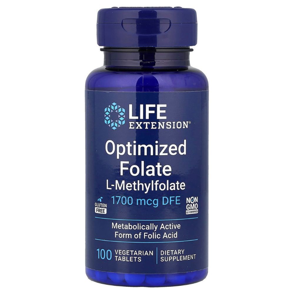 LIFE EX OPTIMIZED FOLATE 1700MCG DFE 100VEGTABS