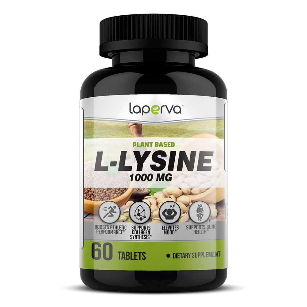 LAPERVA PLANT BASED L-LYSINE 1000MG 60TAB