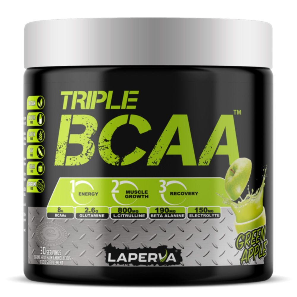 LAPERVA TRIPLE BCAA GREEN APPLE 30SERV 420G