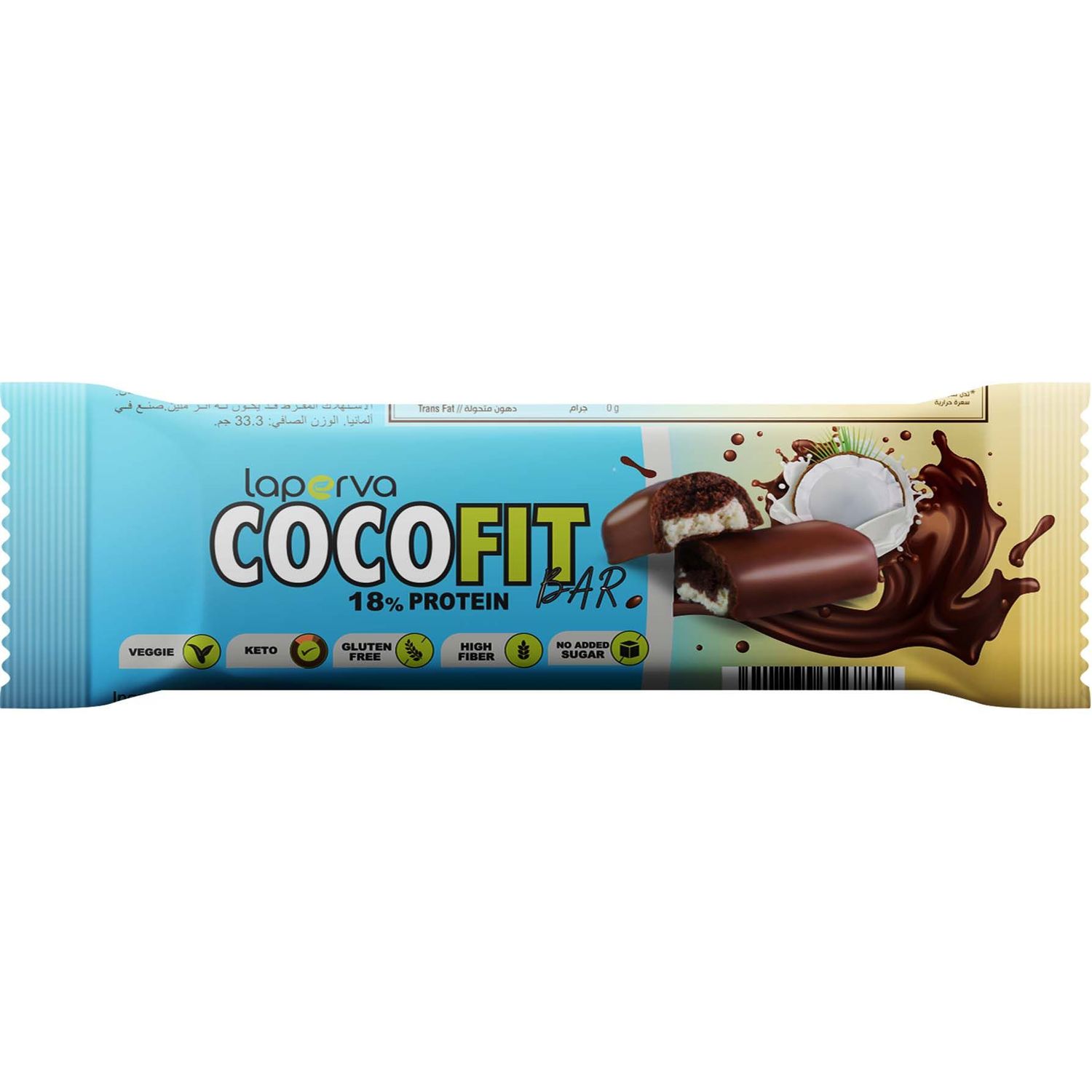 LAPERVA 18%PROTEIN COCOFIT BAR 33.3G