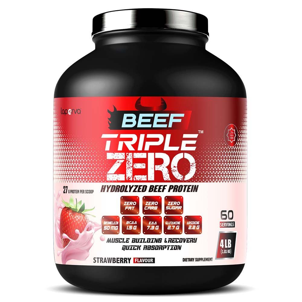LAPERVA BEEF TRIPLE ZERO STRAWBERRY FLAVOR 4LB