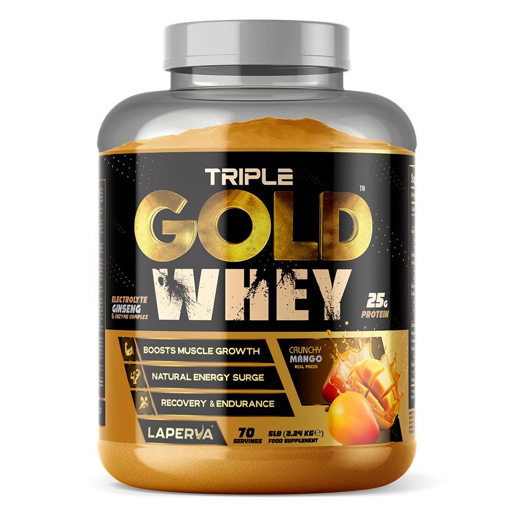 LAPERVA TRIPLE GOLD WHEY CRUNCHY MANGO 5LB