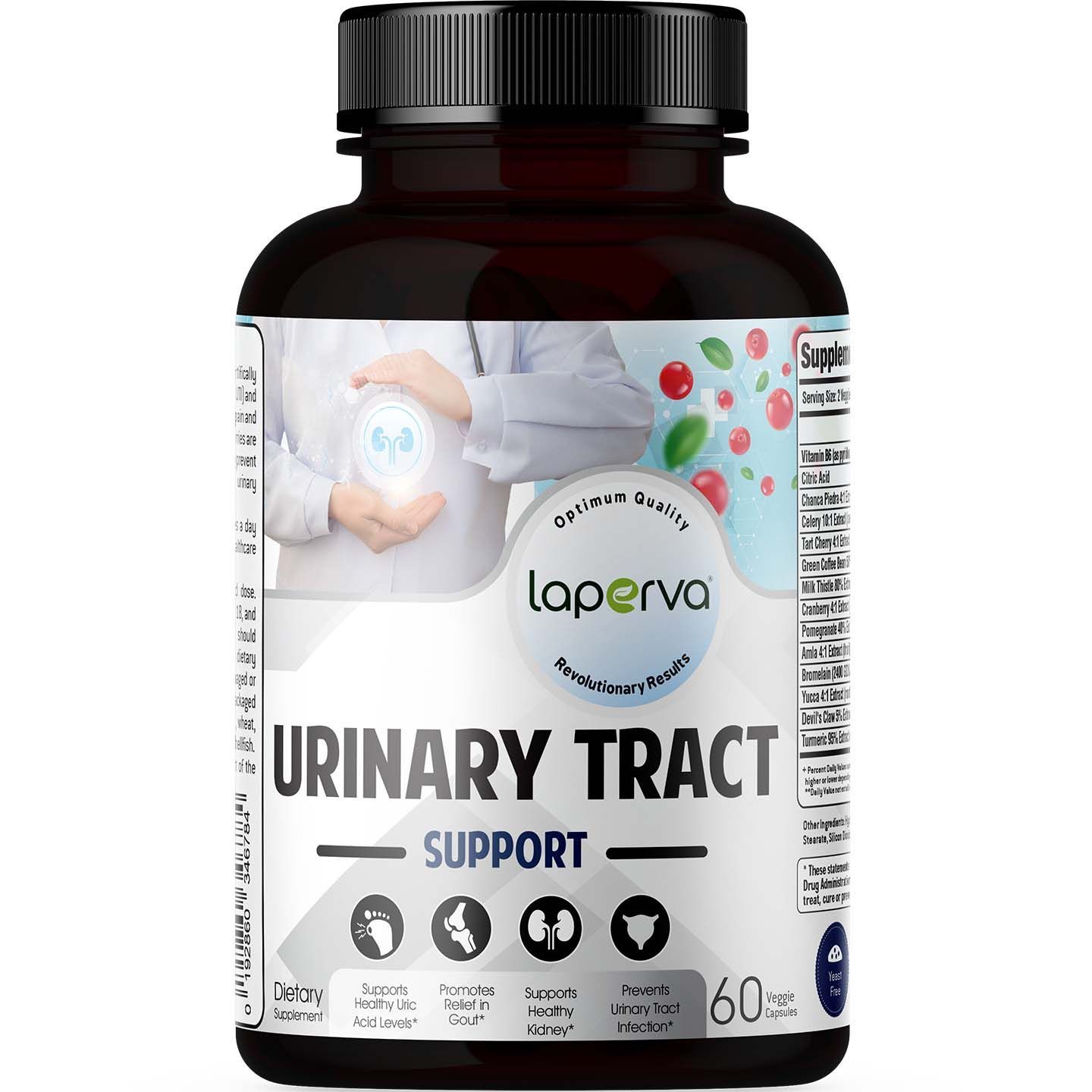 LAPERVA URINARY TRACT SUPPORT 60 CAPS