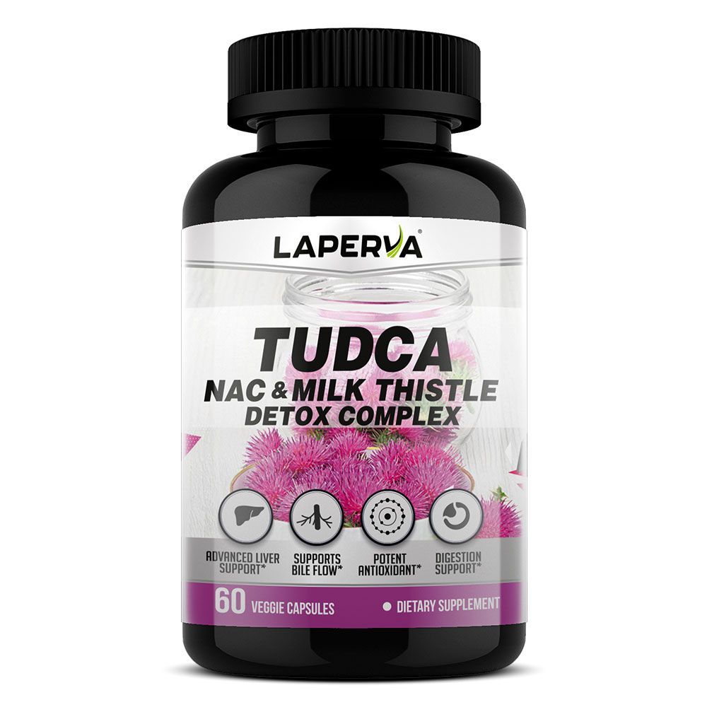 LAPERVA TUDCA +NAC & MILK THISTLE 60 VCAPS