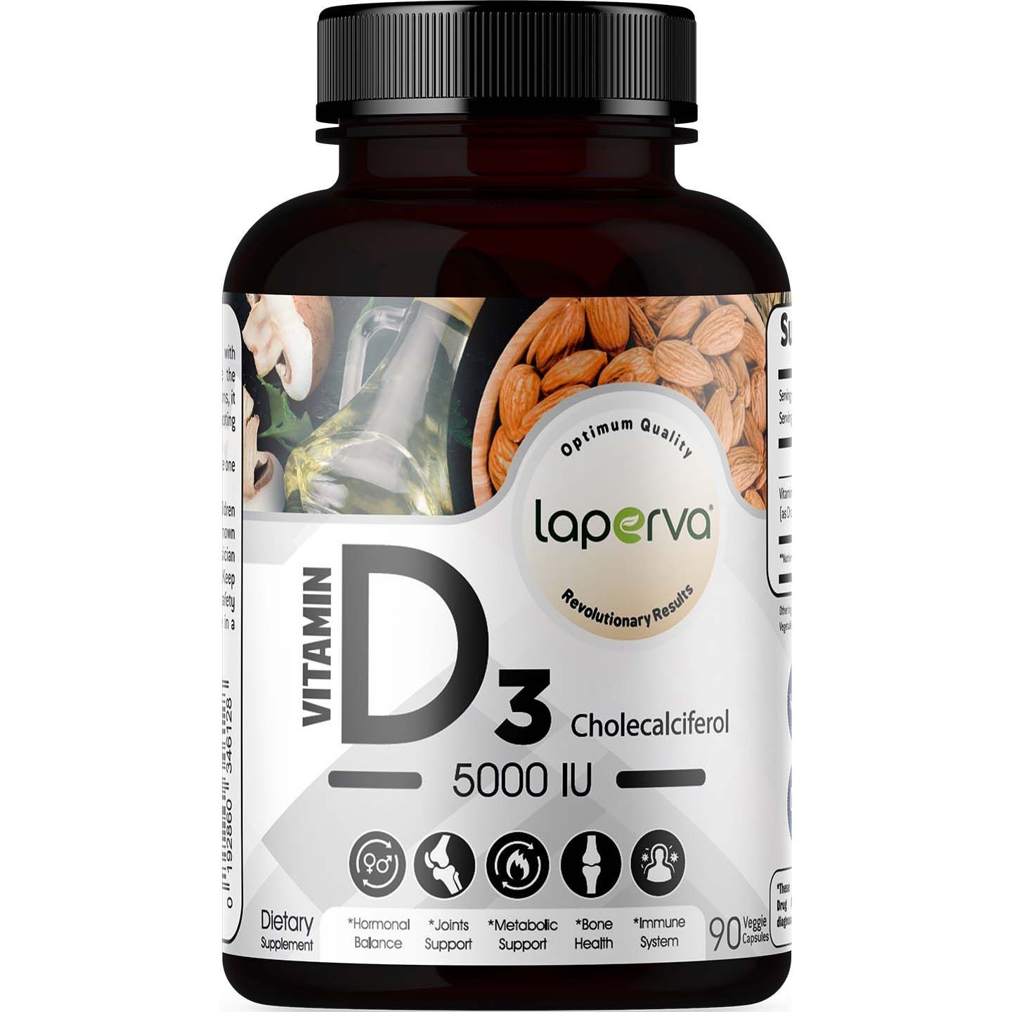 LAPERVA VITAMIN D3 5000IU 90VCAPS
