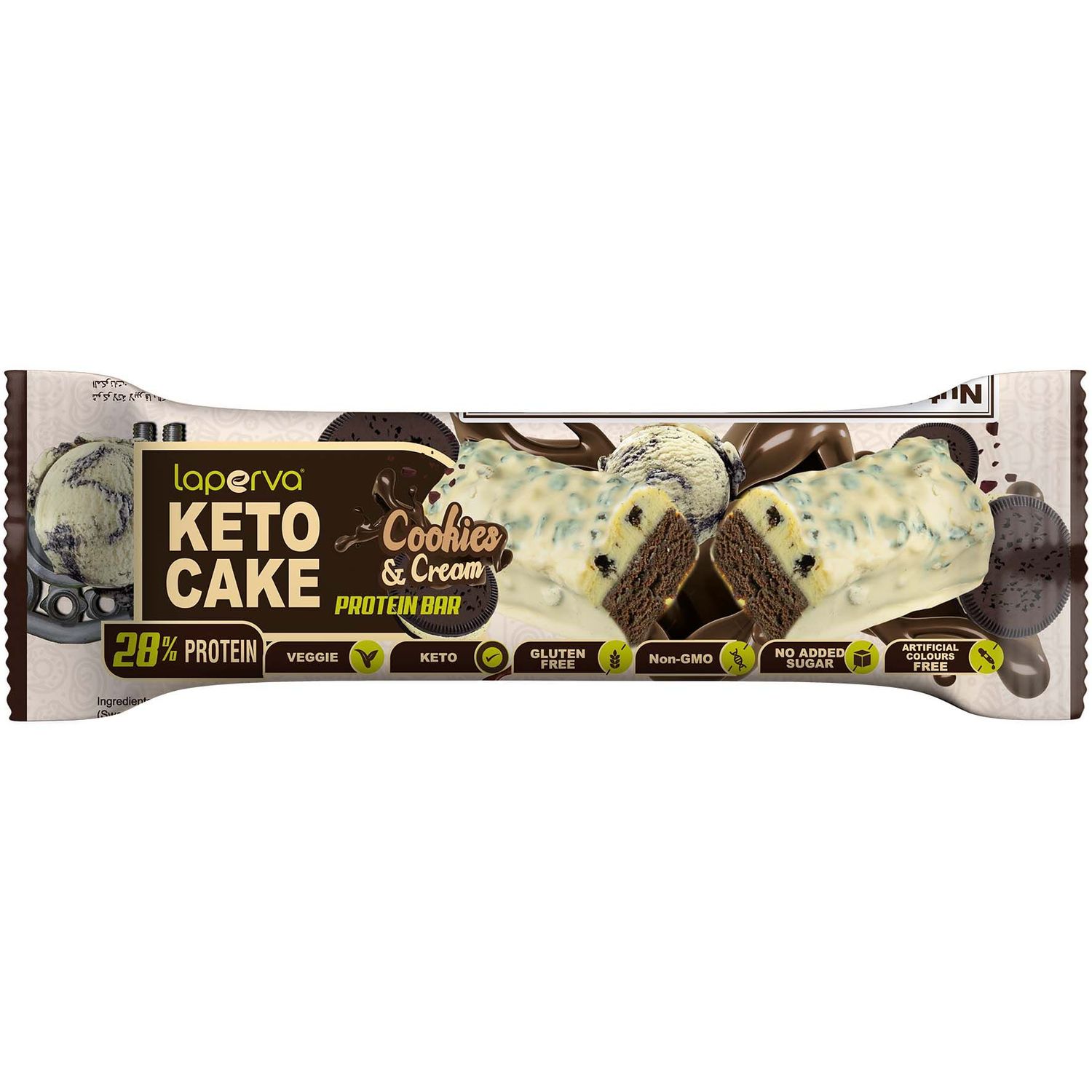 LAPERVA KETO CAKE PROTEIN BAR 60G