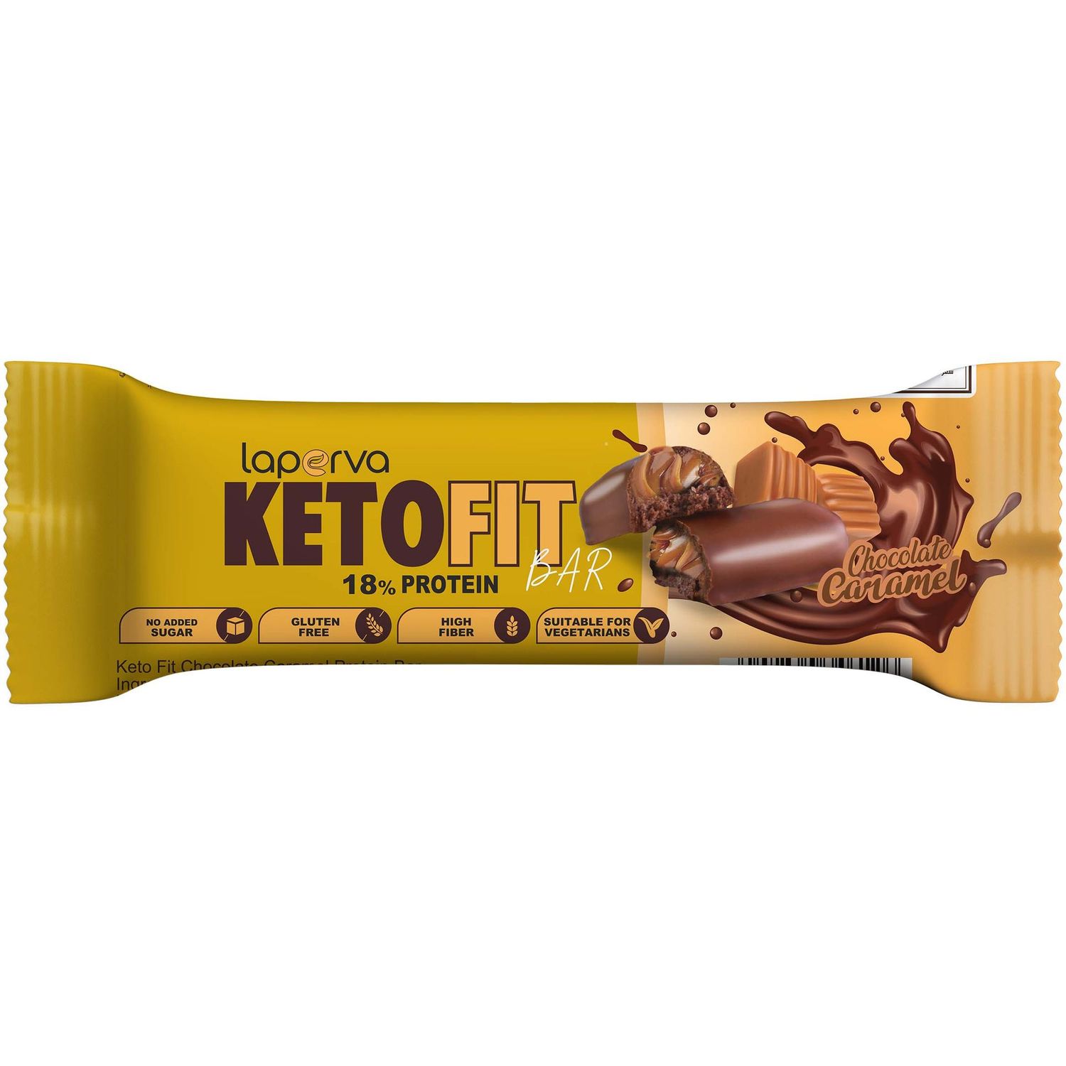 LAPERVA KETO FIT BAR 33.3G CHOCOLATE CARAMEL
