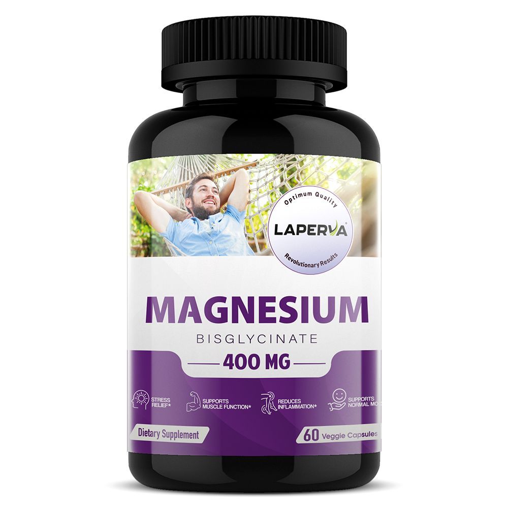 LAPERVA MAGNESIUM BISGYCINATE 400MG 60VCAPS
