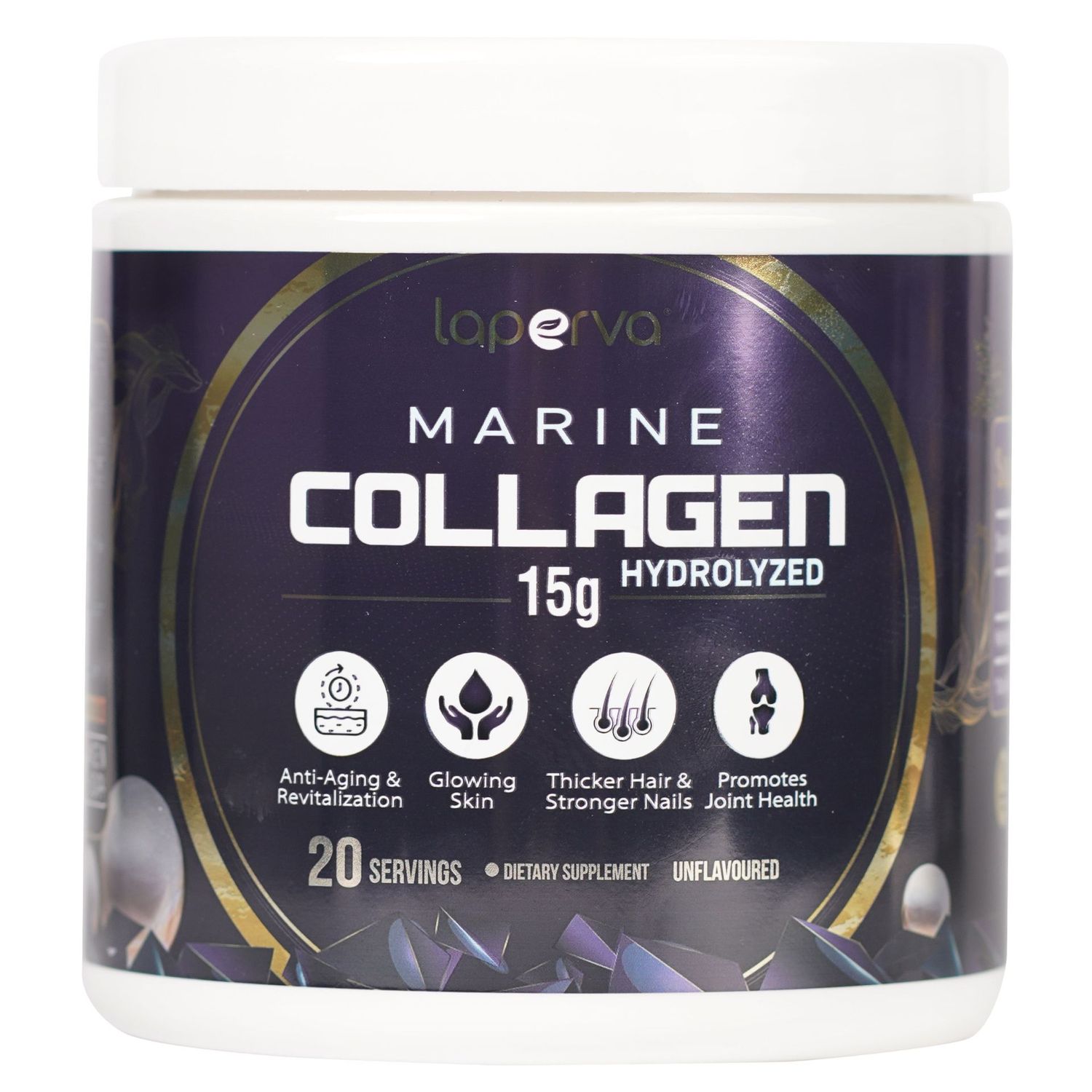 LAPERVA MARINE COLLAGEN HYDROLYZED UNFLAVORED 300G