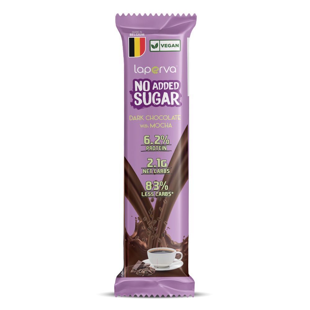 LAPERVA NO ADDED SUGAR DARKCHOC WTH MOCHA BAR 35G