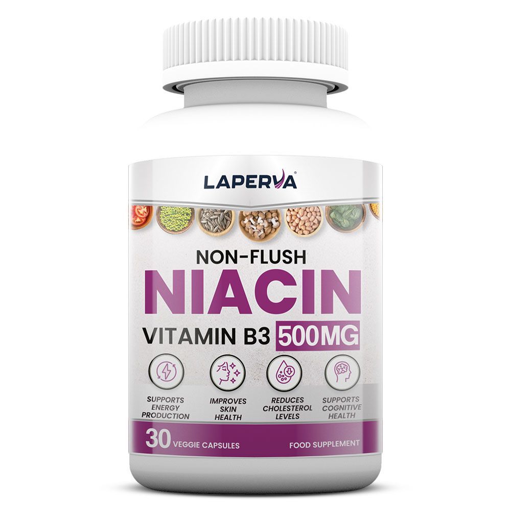 LAPERVA NON-FLUSH NIACIN VITAMIN B3 500MG 30VCAPS