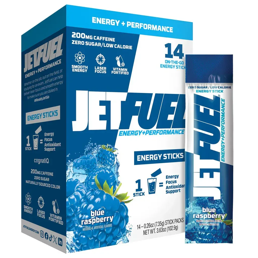 GAT JETFUEL ENERGY DRINK BLUE RASPBERRY (SINGLE PIECE)