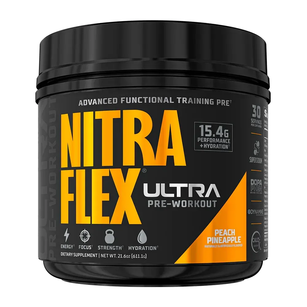 GAT NITRAFLEX ULTRA PRE WORKOUT 611G 30SV - PEACH PINEAPPLE