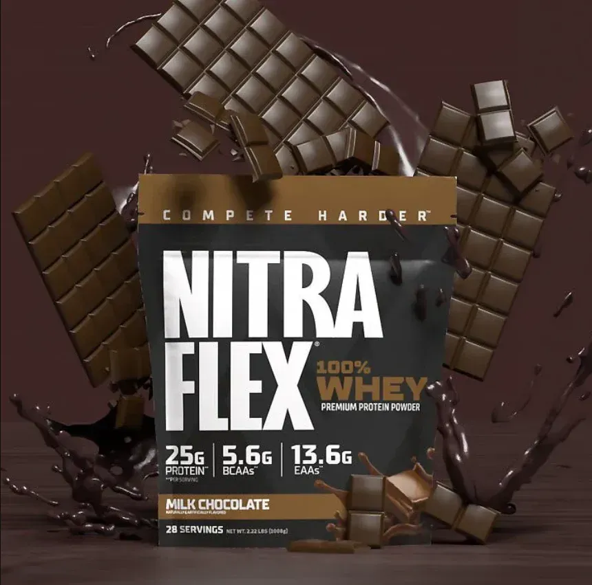 GAT NITRAFLEX WHEY PROTEIN ISOLATE 50/50 28SV - CHOCOLATE