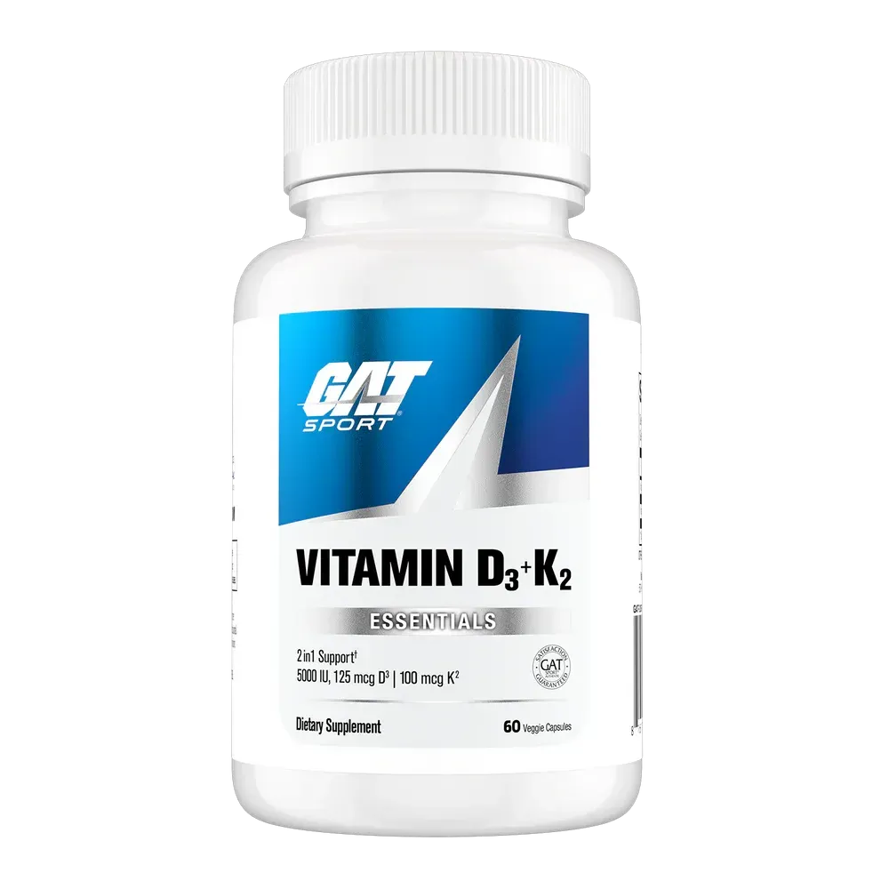 GAT VITAMIN D3/K2 CAPSULES 60CT