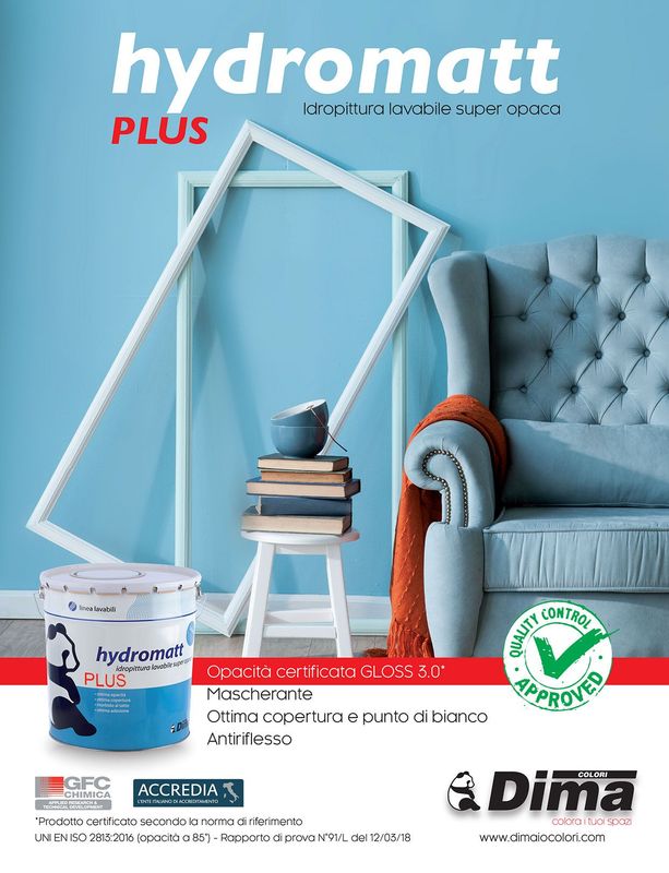 HYDROMATT PLUS BIANCO LT 4 HYDROMATT PLUS BIANCO LT 4