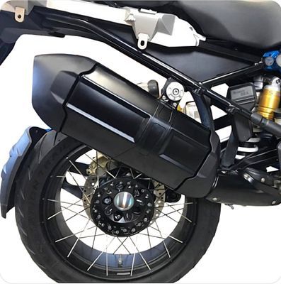 BMW GS Endtopf, Pulverbeschichtung