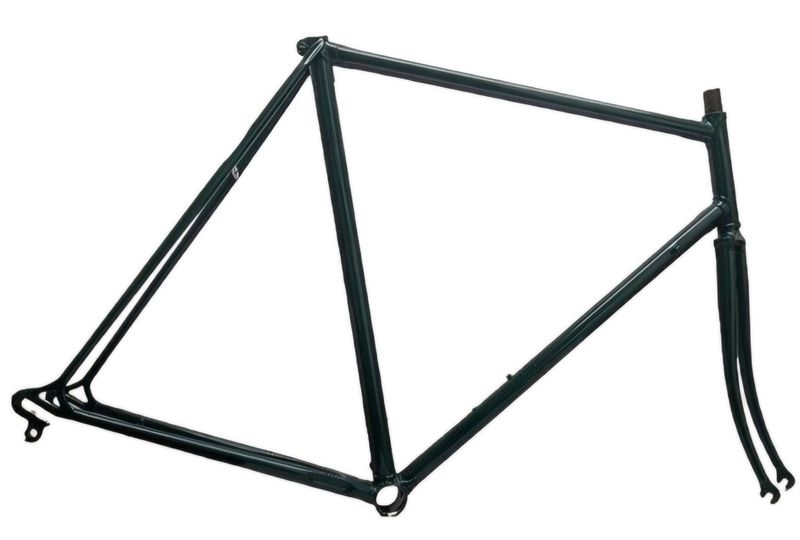 Fahrradrahmen mit Gabel, Pulverbeschichtung