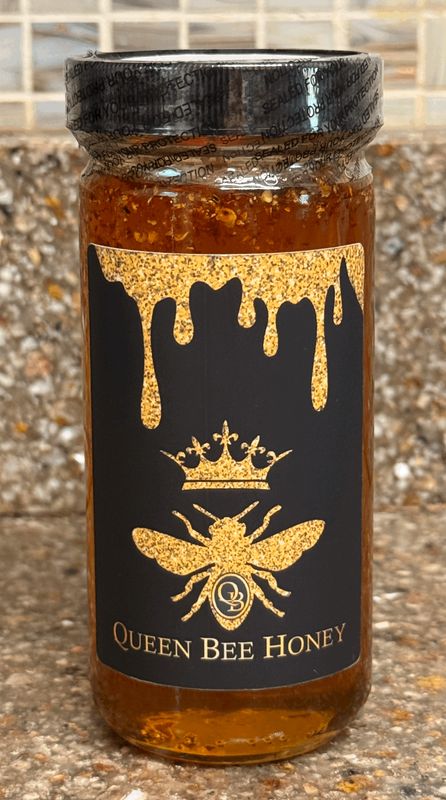 Queen Bee Honey ~ Ghost Pepper 8 oz