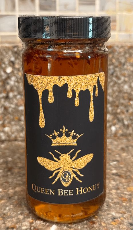 Queen Bee Honey ~ Habanero Pepper 8 oz
