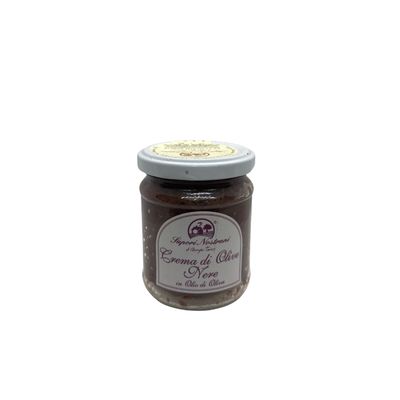 Crema di Olive Nere-Sapori Nostrani - 180 grammi