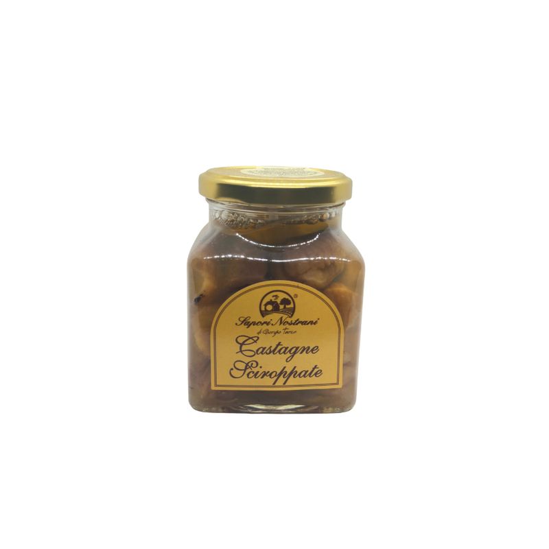 Castagne Sciroppate-Sapori Nostrani - 350 grammi