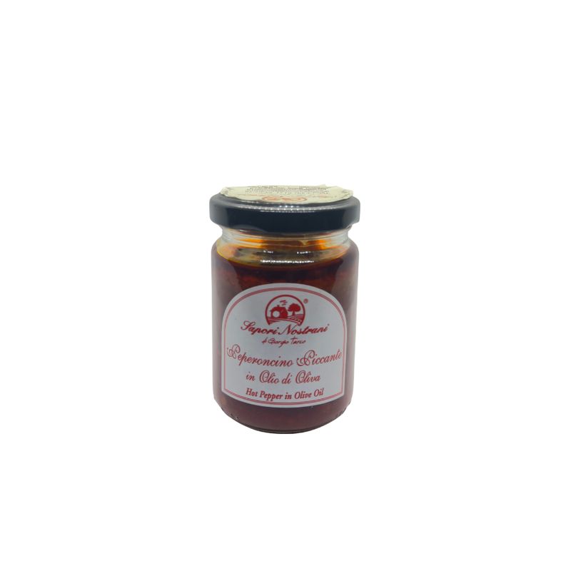 Peperoncino Piccante in Olio d'Oliva-Sapori Nostrani - 106 grammi