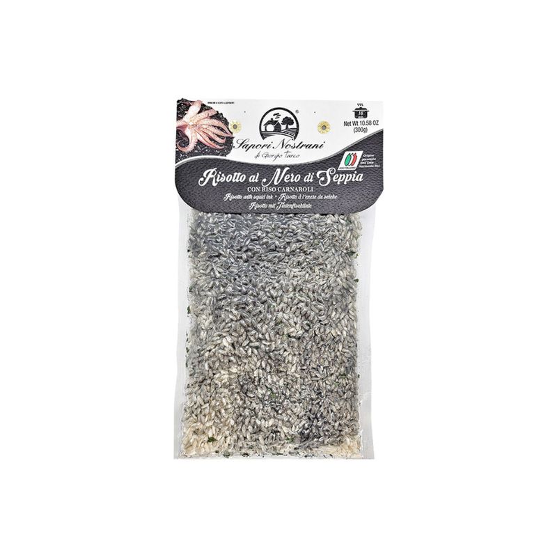 Risotto al nero di seppia-Sapori Nostrani - 300 grammi