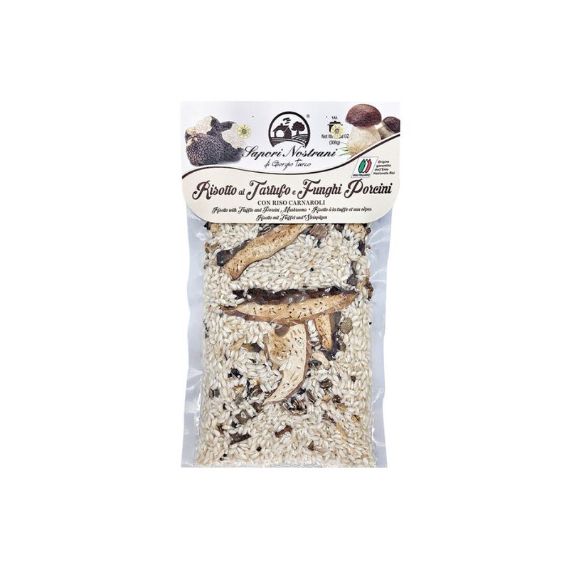 Risotto al tartufo e funghi porcini-Sapori Nostrani - 300 grammi