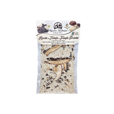 Risotto al tartufo e funghi porcini-Sapori Nostrani - 300 grammi
