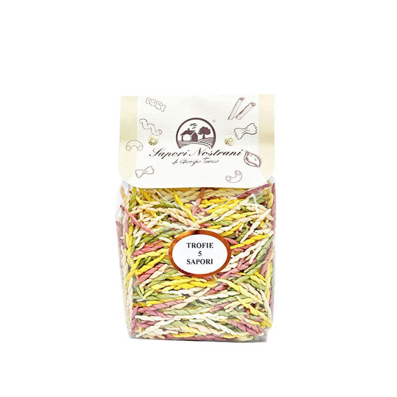 Trofie ai 5 sapori 500 g - Sapori Nostrani