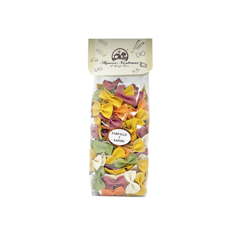Farfalle 5 Sapori 500 g - Sapori Nostrani