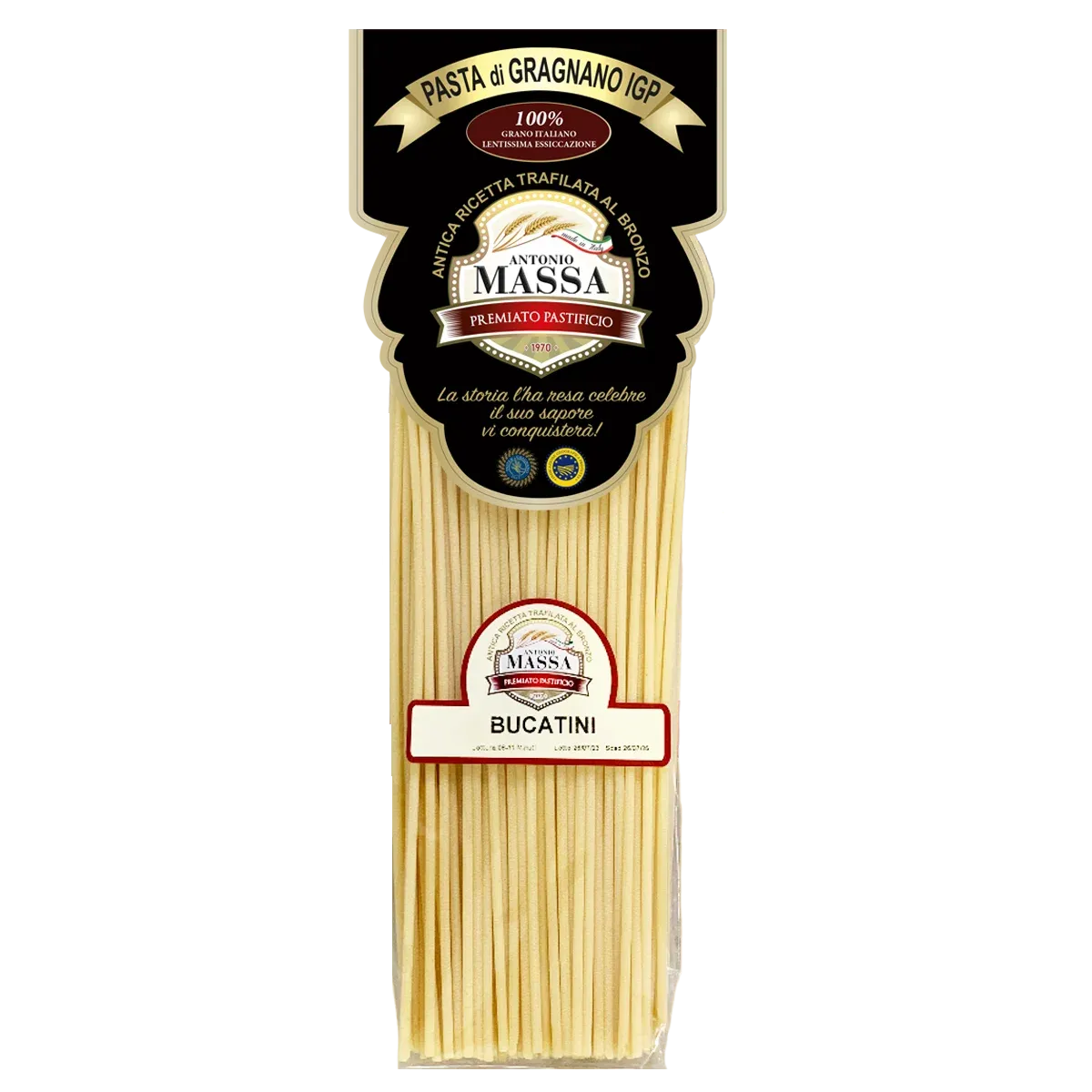 Bucatini di Gragnano IGP 500 grammi- Pasta Massa