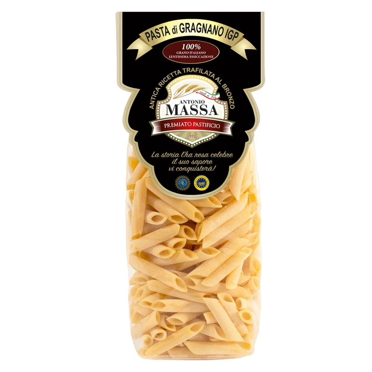 Penne lisce o rigate IGP 500 grammi- Pasta Massa