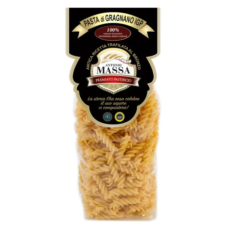 Fusilli corti IGP di Gragnano 500 grammi- Pasta Massa