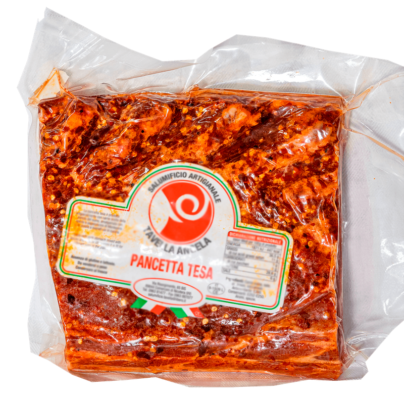 Pancetta tesa trancio 500g - Salumificio Tavella