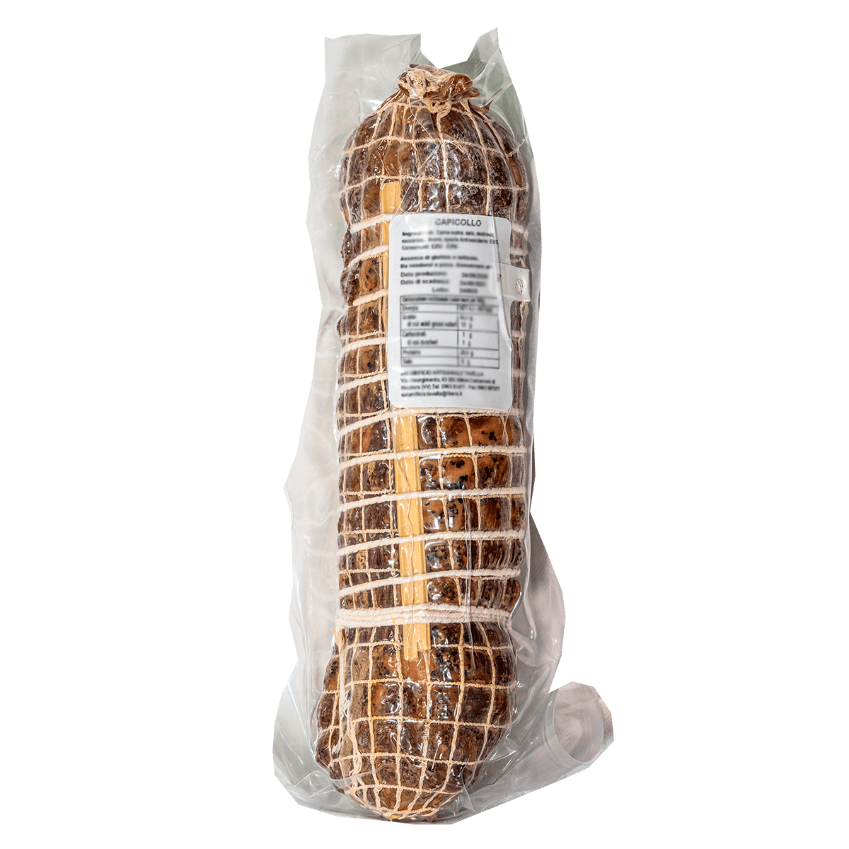 Capicollo Trancio 700/800 g - Salumificio Tavella