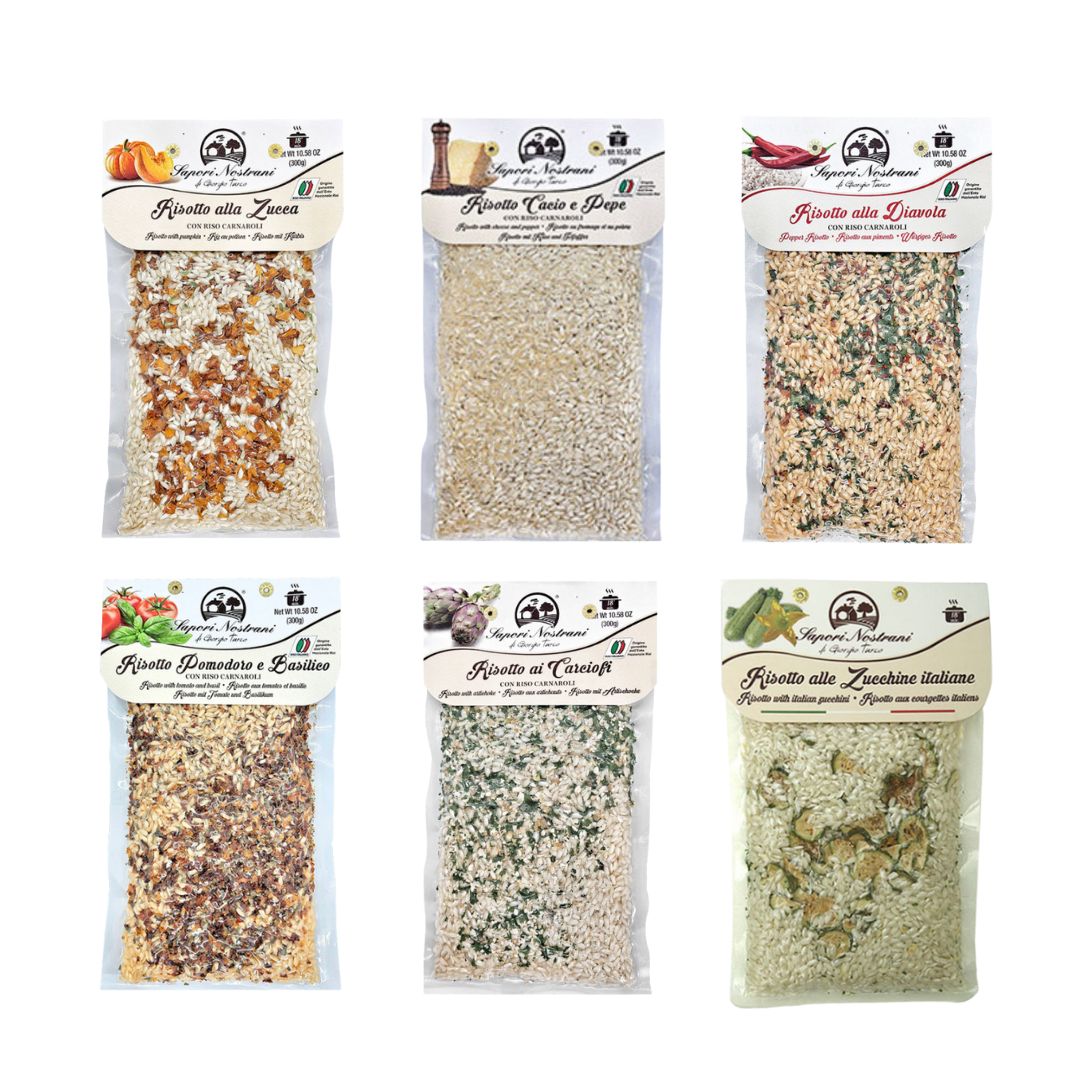Selezione degustazione Premium - Confezione 6 risotti assortiti Sapori Nostrani