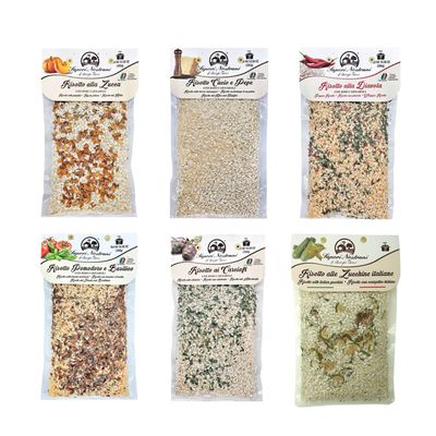 Selezione degustazione Premium - Confezione 6 risotti assortiti Sapori Nostrani