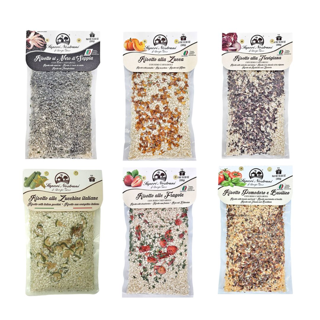 Risotti della Tradizione - Confezione 6 risotti assortiti Sapori Nostrani