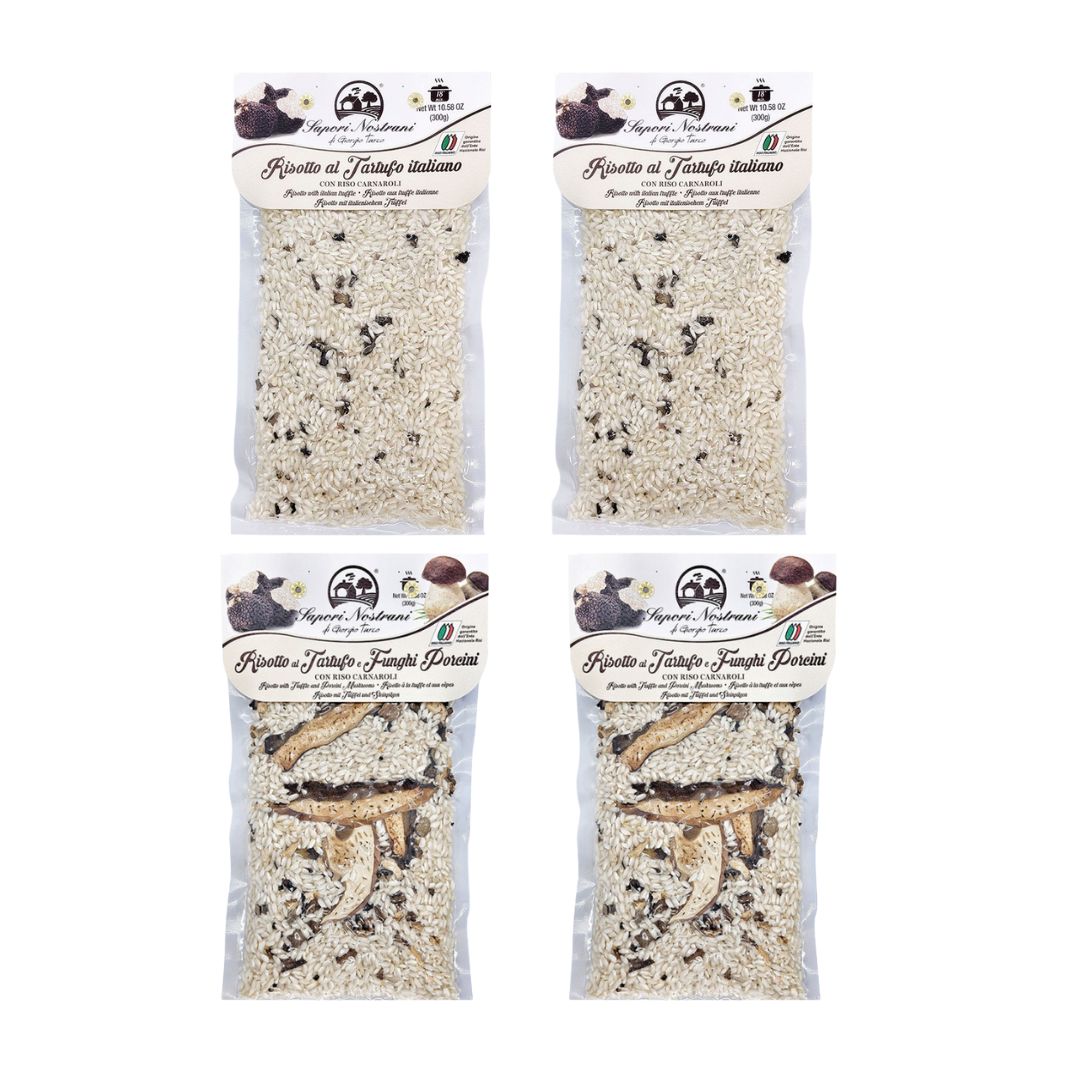 Truffle Experience - Confezione 4 risotti assortiti Sapori Nostrani