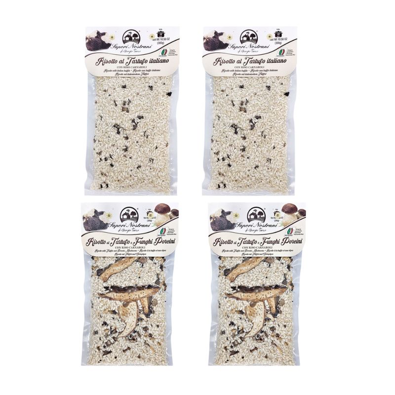 Truffle Experience - Confezione 4 risotti assortiti Sapori Nostrani