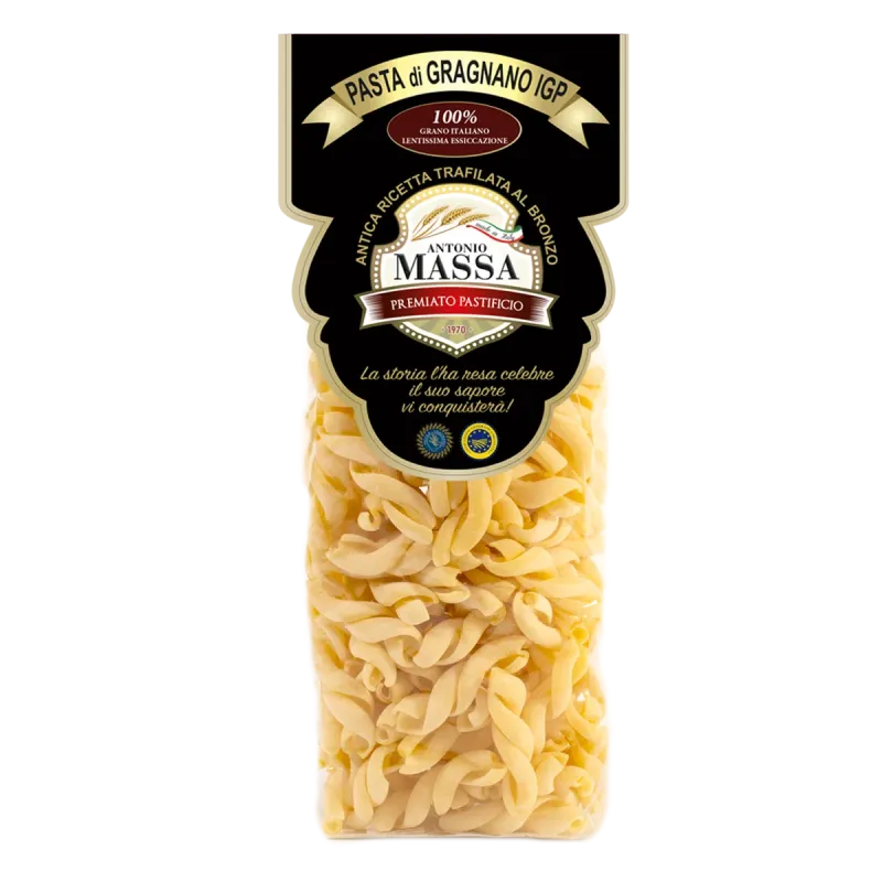Treccioni IGP di Gragnano 500 grammi- Pasta Massa Treccioni IGP di Gragnano 500 grammi- Pasta Massa