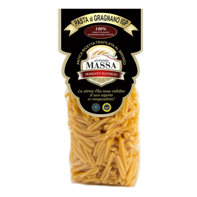 Caserecce di Gragnano IGP 500 grammi- Pasta Massa Caserecce di Gragnano IGP 500 grammi- Pasta Massa