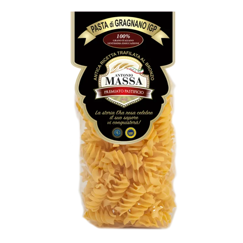 Fusilloni di Gragnano IGP 500 grammi- Pasta Massa Fusilloni di Gragnano IGP 500 grammi- Pasta Massa