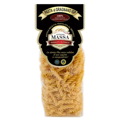Fusilli corti IGP di Gragnano 500 grammi- Pasta Massa