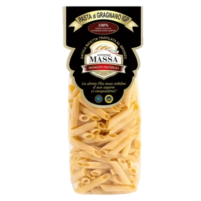 Penne lisce o rigate IGP 500 grammi- Pasta Massa Penne lisce o rigate IGP 500 grammi- Pasta Massa