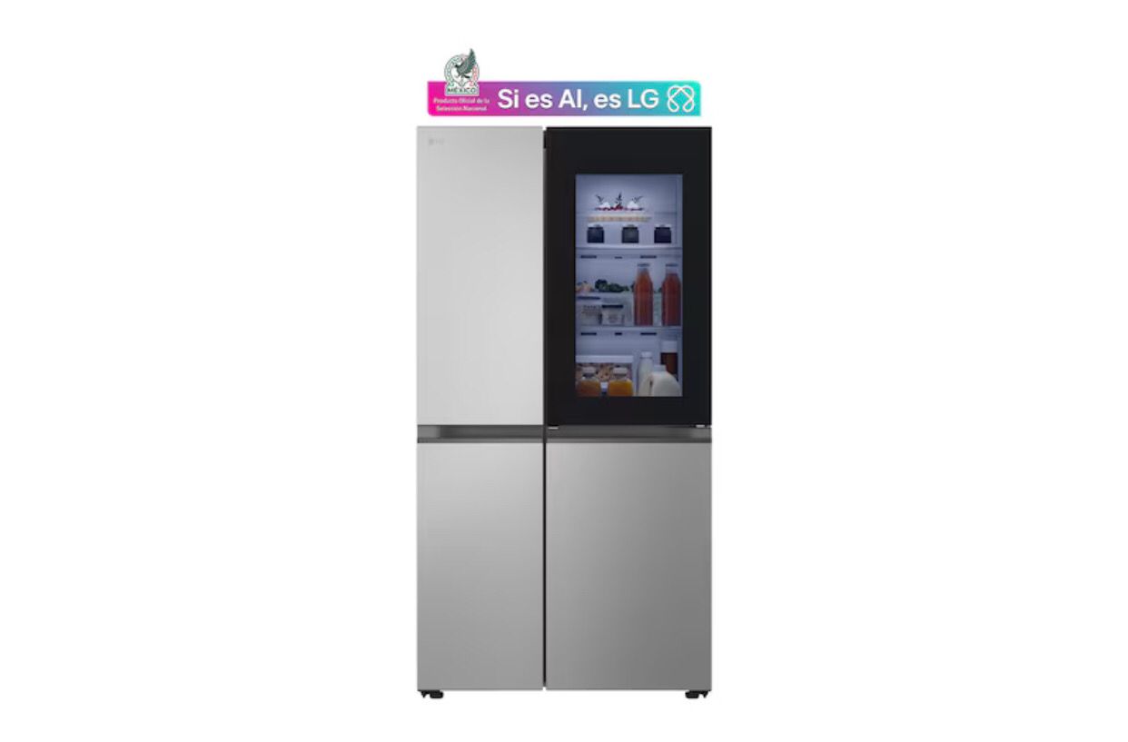 Refrigerador LG INSTAVIEW 23 pies Plata platinum